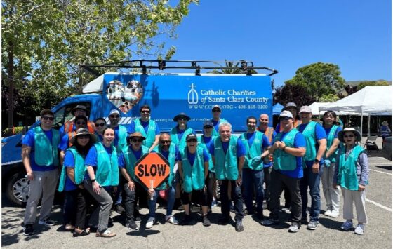 Accellix Staff Helping Catholic Charities of Santa Clara